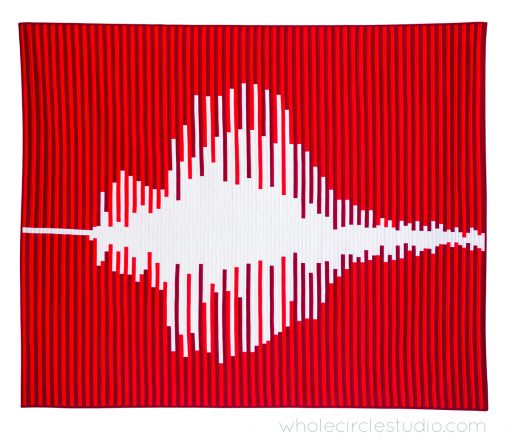 Big Love modern art quilt by Sheri Cifaldi-Morrill
