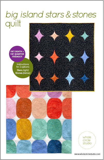 Big Island Stars & Stones quilt pattern by Whole Circle Studio