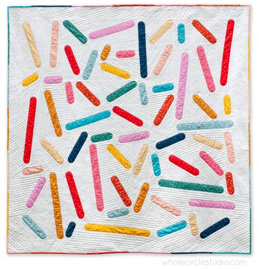 Scattered Sprinkles modern art quilt by Sheri Cifaldi-Morrill